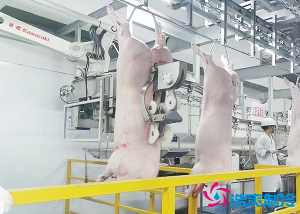 屠宰場建造200噸豬肉排酸冷庫安裝造價多少錢？-浩爽制冷